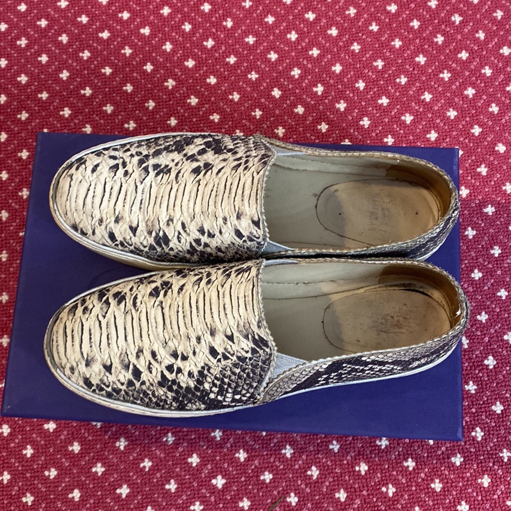 Stuart Weitzman Natural Nuggets Snake-Print Slip-… - image 5